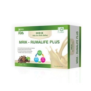 Bữa ăn dinh dưỡng – Mrik Rumalife Plus hộp 30 gói x 20 gram