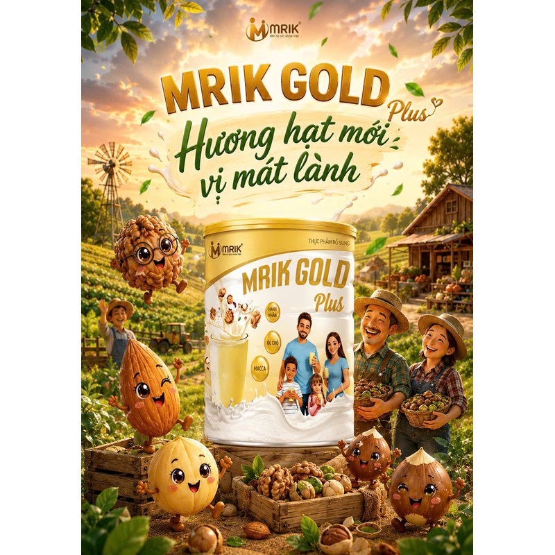 TPBS MRIK GOLD PLUS HỘP 900 GRAM